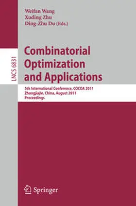 Wang / Zhu / Du | Combinatorial Optimization and Applications | E-Book | sack.de