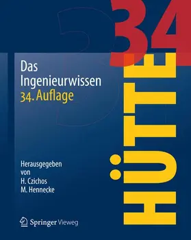 Czichos / Hennecke | HÜTTE - Das Ingenieurwissen | Buch | 978-3-642-22849-0 | sack.de