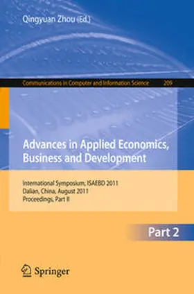 Zhou | Advances in Applied Economics, Business and Development | E-Book | sack.de