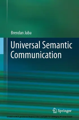 Juba | Universal Semantic Communication | E-Book | www2.sack.de