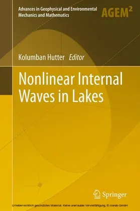 Hutter |  Nonlinear Internal Waves in Lakes | eBook | Sack Fachmedien