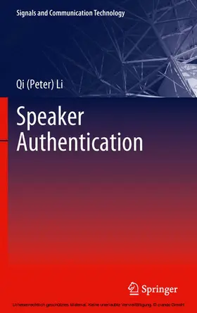 Li |  Speaker Authentication | eBook | Sack Fachmedien