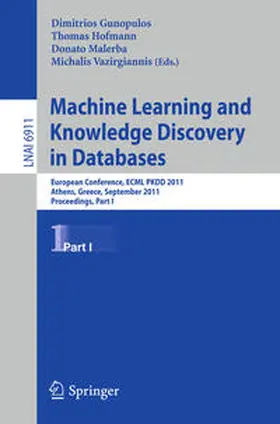 Gunopulos / Hofmann / Malerba | Machine Learning and Knowledge Discovery in Databases | E-Book | sack.de