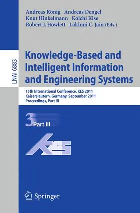 König / Dengel / Hinkelmann |  Knowledge-Based and Intelligent Information and Engineering Systems, Part III | Buch |  Sack Fachmedien