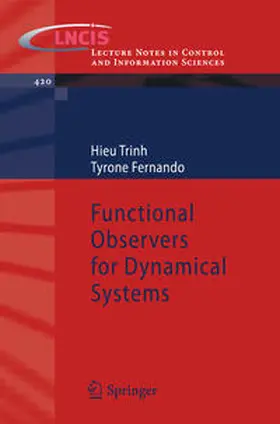 Trinh / Fernando | Functional Observers for Dynamical Systems | E-Book | sack.de