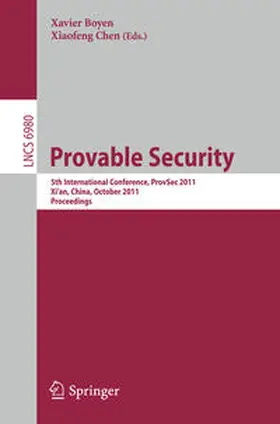 Boyen / Chen |  Provable Security | eBook | Sack Fachmedien