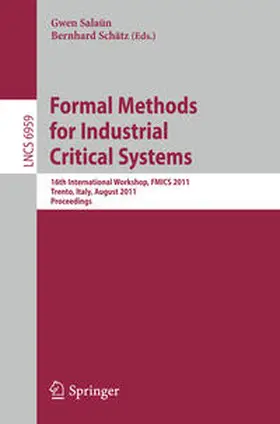Salaün / Schätz | Formal Methods for Industrial Critical Systems | E-Book | sack.de