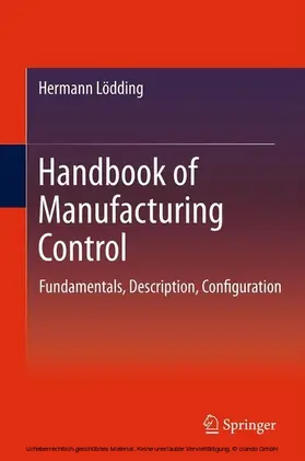 Lödding | Handbook of Manufacturing Control | E-Book | sack.de