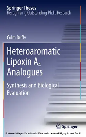 Duffy | Heteroaromatic Lipoxin A4 Analogues | E-Book | sack.de