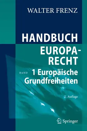 Frenz |  Handbuch Europarecht | Buch |  Sack Fachmedien