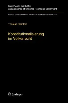Kleinlein | Konstitutionalisierung im Völkerrecht | E-Book | sack.de