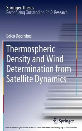 Doornbos | Thermospheric Density and Wind Determination from Satellite Dynamics | E-Book | www2.sack.de
