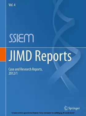 SSIEM | JIMD Reports - Case and Research Reports, 2012/1 | E-Book | sack.de