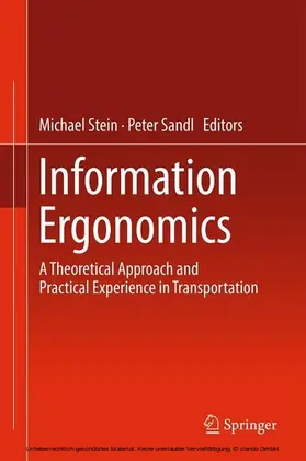 Stein / Sandl | Information Ergonomics | E-Book | sack.de