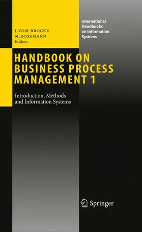 Rosemann / vom Brocke |  Handbook on Business Process Management 1 | Buch |  Sack Fachmedien
