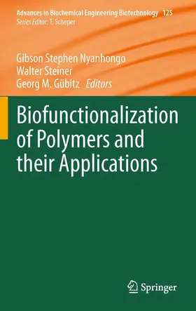 Nyanhongo / Gübitz / Steiner |  Biofunctionalization of Polymers and their Applications | Buch |  Sack Fachmedien