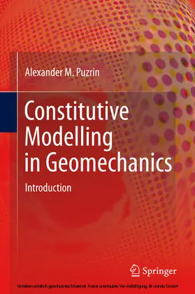 Puzrin |  Constitutive Modelling in Geomechanics | eBook | Sack Fachmedien