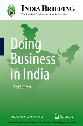 Devonshire-Ellis |  Doing Business in India | eBook | Sack Fachmedien