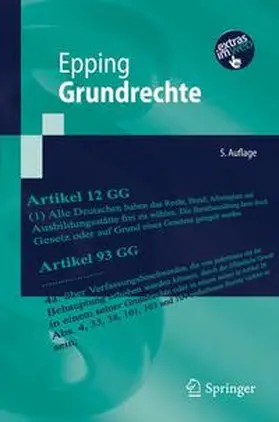 Epping | Grundrechte | Buch | 978-3-642-28375-8 | sack.de