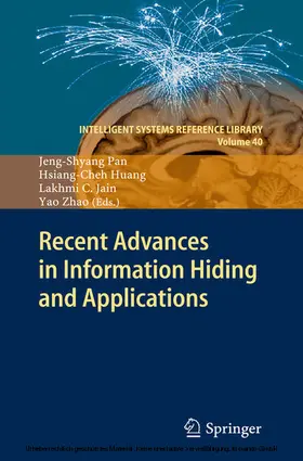 Pan / Huang / Jain | Recent Advances in Information Hiding and Applications | E-Book | sack.de
