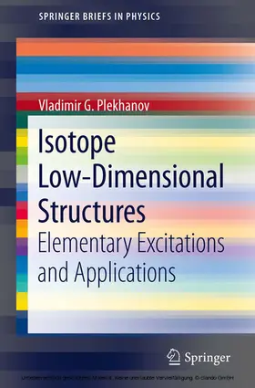 Plekhanov | Isotope Low-Dimensional Structures | E-Book | sack.de