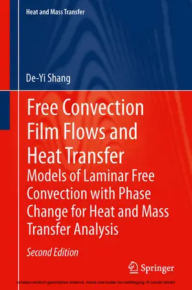 Shang |  Free Convection Film Flows and Heat Transfer | eBook | Sack Fachmedien