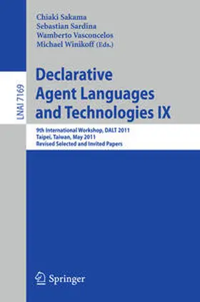 Sakama / Sardina / Vasconcelos |  Declarative Agent Languages and Technologies IX | eBook | Sack Fachmedien