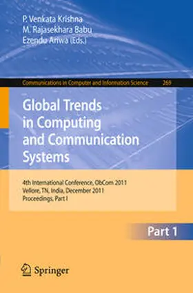 Krishna / Babu / Ariwa |  Global Trends in Computing and Communication Systems | Buch |  Sack Fachmedien