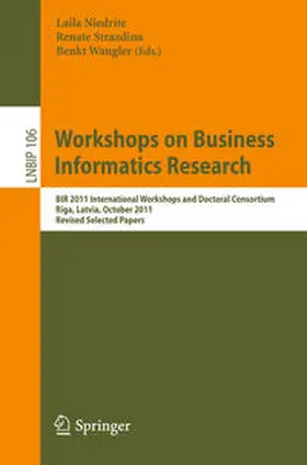 Niedrite / Strazdina / Wangler | Workshops on Business Informatics Research | E-Book | www2.sack.de