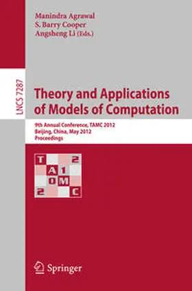 Agrawal / Cooper / Li | Theory and Applications of Models of Computation | E-Book | sack.de