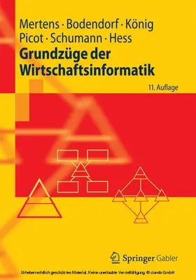 Mertens / Bodendorf / König |  Grundzüge der Wirtschaftsinformatik | eBook | Sack Fachmedien