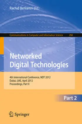 Benlamri |  Networked Digital Technologies, Part II | eBook | Sack Fachmedien
