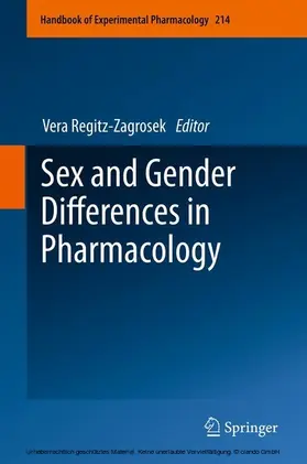 Regitz-Zagrosek |  Sex and Gender Differences in Pharmacology | eBook | Sack Fachmedien