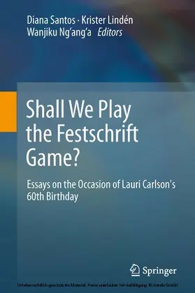 Santos / Lindén / Ng’ang’a | Shall We Play the Festschrift Game? | E-Book | sack.de