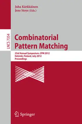 Kärkkäinen / Stoye | Combinatorial Pattern Matching | E-Book | sack.de