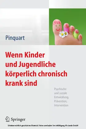 Pinquart |  Wenn Kinder und Jugendliche körperlich chronisch krank sind | eBook | Sack Fachmedien