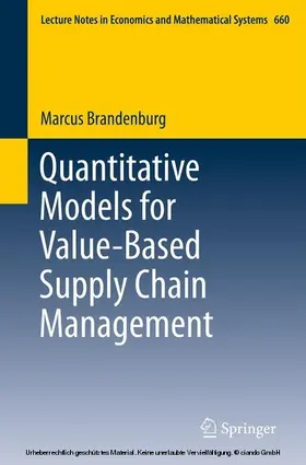 Brandenburg | Quantitative Models for Value-Based Supply Chain Management | E-Book | sack.de