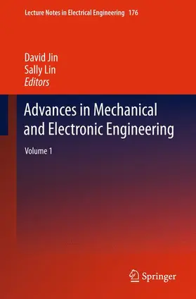 Lin / Jin |  Advances in Mechanical and Electronic Engineering | Buch |  Sack Fachmedien