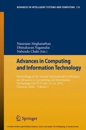Meghanathan / Nagamalai / Chaki |  Advances in Computing and Information Technology | eBook | Sack Fachmedien