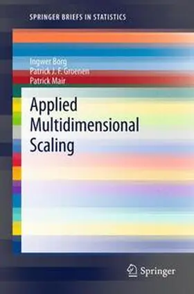 Borg / Groenen / Mair |  Applied Multidimensional Scaling | Buch |  Sack Fachmedien
