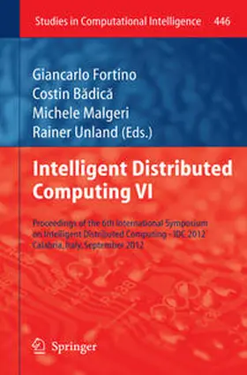 Fortino / Badica / Malgeri | Intelligent Distributed Computing VI | E-Book | sack.de