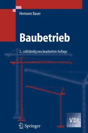 Bauer |  Baubetrieb | Buch |  Sack Fachmedien