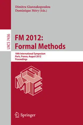 Giannakopoulou / Mery | FM 2012: Formal Methods | E-Book | www2.sack.de