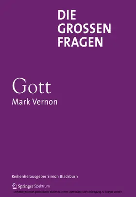 Vernon |  Die großen Fragen - Gott | eBook | Sack Fachmedien