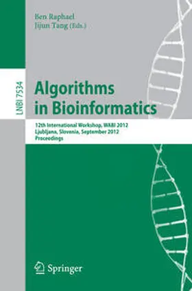Raphael / Tang |  Algorithms in Bioinformatics | eBook | Sack Fachmedien