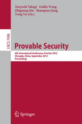 Takagi / Wang / Qin |  Provable Security | eBook | Sack Fachmedien