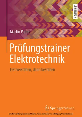 Poppe |  Prüfungstrainer Elektrotechnik | eBook | Sack Fachmedien