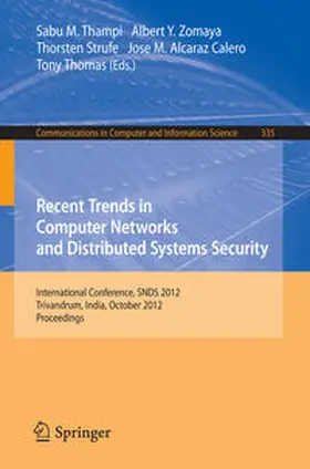 Thampi / Zomaya / Strufe | Recent Trends in Computer Networks and Distributed Systems Security | E-Book | sack.de