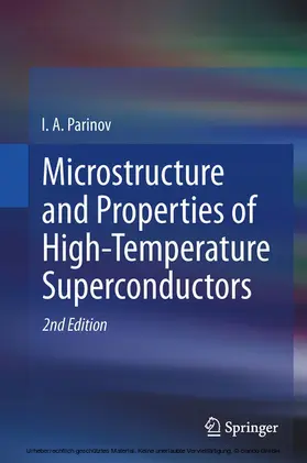 Parinov | Microstructure and Properties of High-Temperature Superconductors | E-Book | sack.de