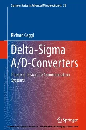 Gaggl |  Delta-Sigma A/D-Converters | eBook | Sack Fachmedien